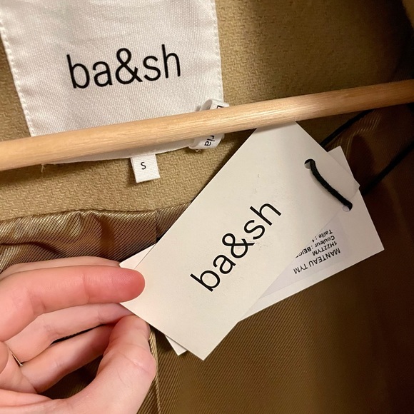NWT ba$sh tan/ camel coat. - Picture 7 of 10